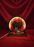 LED Işıklı Geriye Akış ve Çubuk Tütsülük – Sevgililer Günü Özel Aşk Temalı Dekor