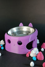 MİLO Mor Mama Kabı Standı – Paslanmaz Çelik, Ergonomik ve Stabil