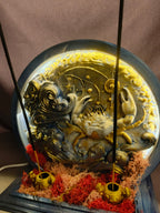 Yengeç Burcu Rüyası: Dalgalı Geri Akış Tütsülük Neon LED Tasarım - Çubuk Tütsülük