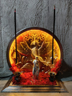 Solara – Ankanın Yeniden Doğuşu Ledli Işıklı Geri Akışlı ve Çubuk Tütsülük Dekoratif Gece Lambası