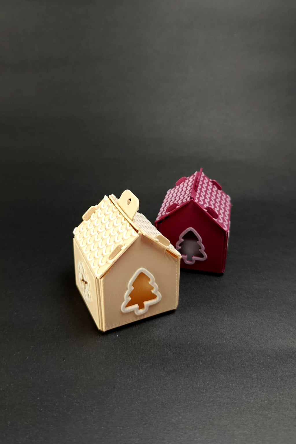 Yılbaşı Temalı Gingerbread Tasarımlı Dekoratif Mumluk Seti (2 Adet) | Tealight Fener