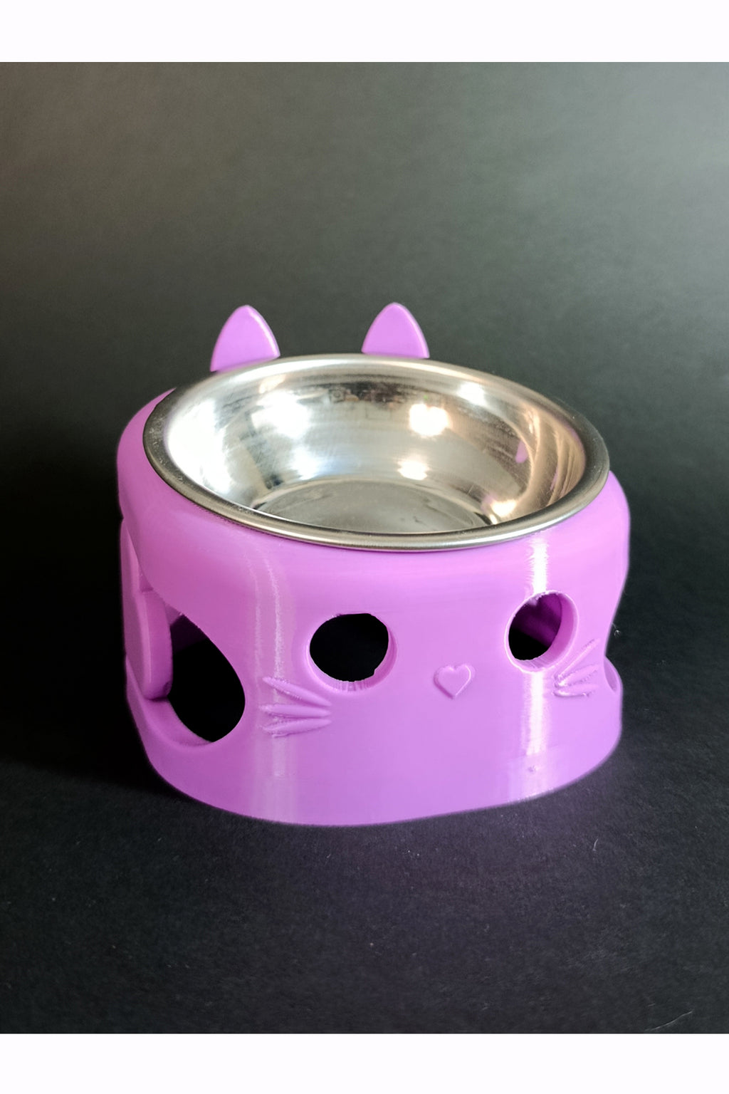 MİLO Mor Mama Kabı Standı – Paslanmaz Çelik, Ergonomik ve Stabil