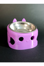 MİLO Mor Mama Kabı Standı – Paslanmaz Çelik, Ergonomik ve Stabil