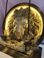 Aslan Burcu Ledli Tütsülük | Güç ve Zarafeti Bir Arada Sunan Dekoratif Gece Lambası