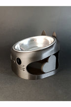 MİLO Siyah Mama Kabı Standı – Paslanmaz Çelik, Ergonomik ve Stabil