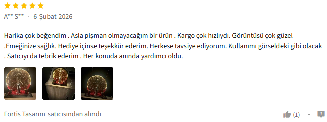 Müşteri yorumu