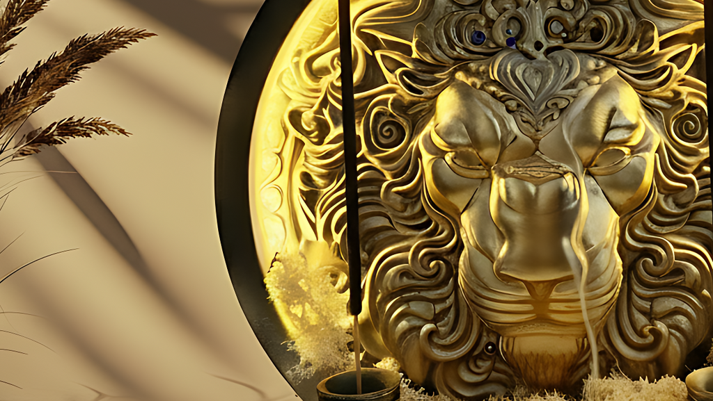 Aslan Burcu Ledli Tütsülük | Güç ve Zarafeti Bir Arada Sunan Dekoratif Gece Lambası