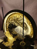 Balık Burcu Özel Tasarım Neon LED Tütsülük | Hem Geriye Akış Hem Çubuk Tütsü 🌙 - Işıklı