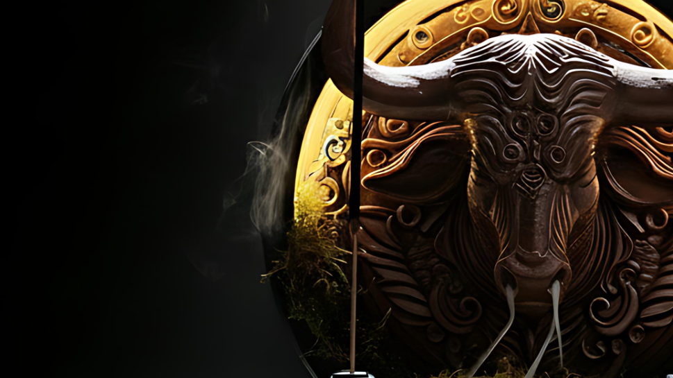 Boğa Burcu Tütsülük & Led Gece Lambası | Toprak Enerjisi | Güç ve Huzurun Sembolü