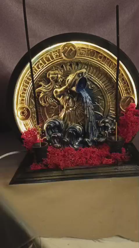 Kova Burcu Özgürlüğü: Geri Akış & Çubuk Tütsülük Işıklı Neon LED Tasarım