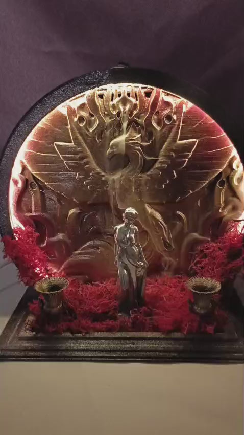 Solara – Ankanın Yeniden Doğuşu Ledli Işıklı Geri Akışlı ve Çubuk Tütsülük Dekoratif Gece Lambası