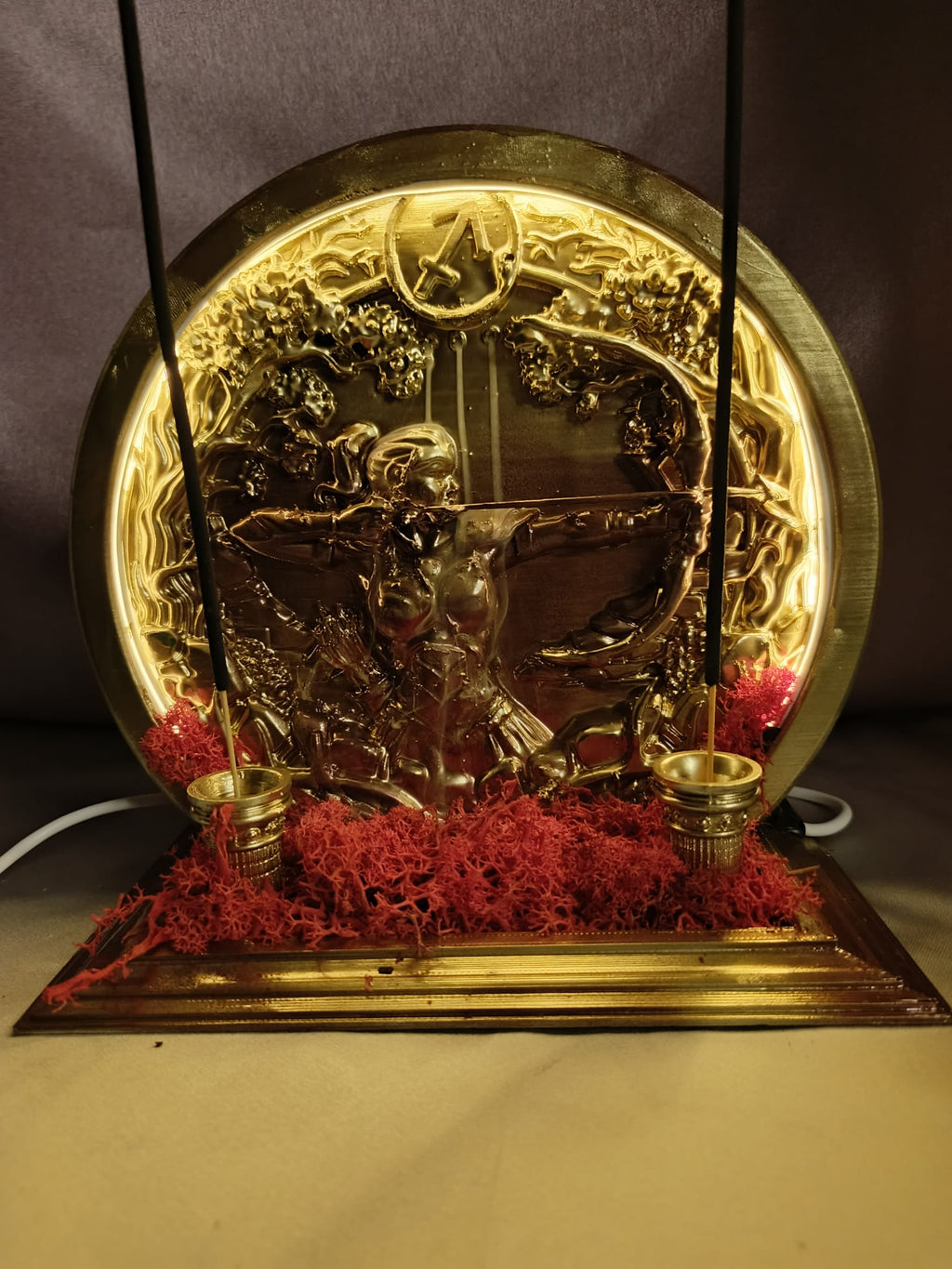 Yay Burcu Macerası: Işıklı Geri Akış & Çubuk Tütsülük Neon LED Tasarım